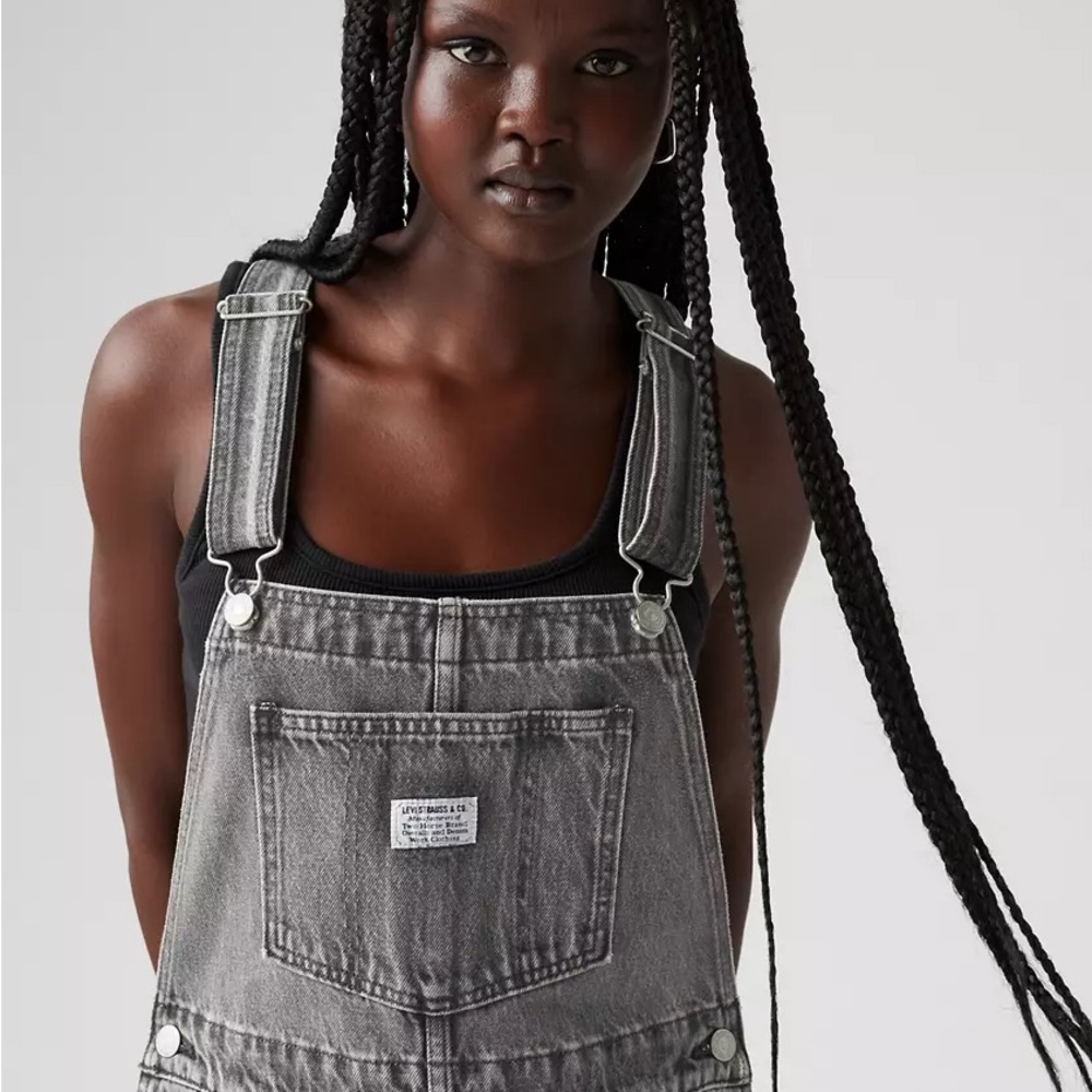 Levi’s Chill At Home Grey overalls, new with tags, size small